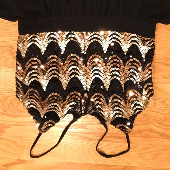 Gold and black sequin dress - Picture 6 of 6